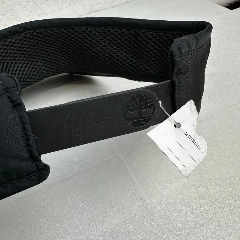 Timberland Outdoor‎ Visor Hat Black Foldable Brim Adjustable Lightweight OS